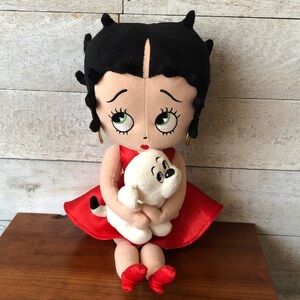 Betty Boop & her little pal Pudgie doll 18”